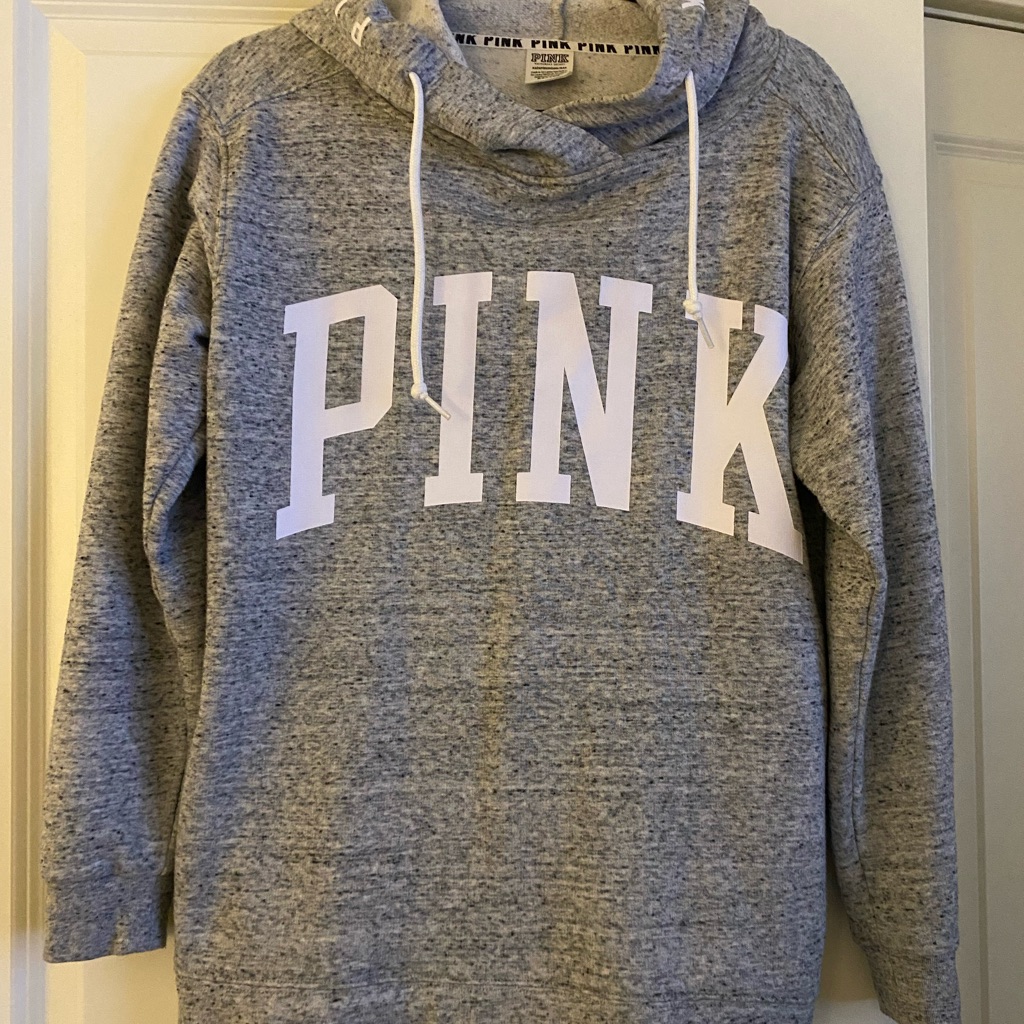 Y2k Victoria’s Secret - Pink Hoodie Sweatshirt Women’s Size Xs